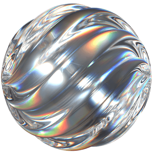 abstract Glass 3D Icon